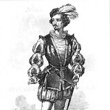 Als Benvenuto in der Oper Benvenuto Cellini von H. Berlioz am Hoftheater Weimar (Illustrirte Ztg. 11.12.1852, 381)
