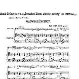 Gänseblümchen, op. 45, Nr. 1 für Violine und Klavier von Max Beer (Dt. Kunst- & Musik-Ztg. [Musikbeilage] 10.5.1900, o. S.)