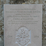 Gedenktafel für Heinrich Ignaz Franz Biber in Salzburg, Friedhof St. Peter