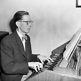 Probe für das erste Konzert Geistlicher Musik während der Salzburger Festspiele (1947). Foto des United States Information Service.