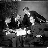 Wiener Konzertvereinquartett, 19.6.1913 (von links nach rechts: Adolf Busch, Paul Grümmer, Fritz Rothschild, Karl Doktor)