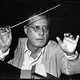 Karl Böhm während einer Probe an der Wiener Staatsoper 1955