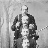 Georg Dänzer, Josef Schrammel, Johann Schrammel, Anton Strohmayer (von oben nach unten)