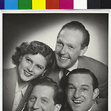 Die kleinen Vier (Eva Leitner, Fred Kraus, Gunther Philipp und Peter Wehle), ca. Juli 1949