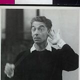 Herbert von Karajan während einer Probe im Juni 1953