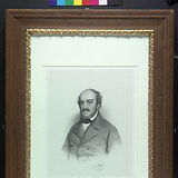 Theodor Georg Ritter von Karajan, Lithografie von Adolf Dauthage, 1853