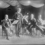 Silving-Quartett (von links nach rechts: F. Horak, B. Silving, J. Richter, H. Faltl)