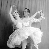 Risa Dirtl am 18.3.1933 an der Seite von W. Fränzl während eines Ballettabends des Wiener Staatsopernballetts