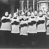 Sonntagsmesse in der Hofburgkapelle, um 1930