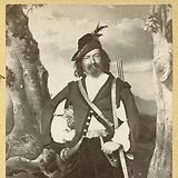 Rollenbildnis, vermutlich als Kaspar in C. M. v. Webers Oper Der Freischütz.