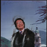 Überarbeitung eines Porträts von Gérard Mortier durch Arnulf Rainer