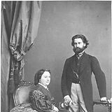 Gemeinsam mit ihrem Mann Johann Strauss Sohn, nach 1862