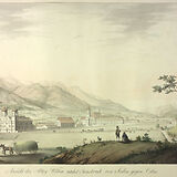 Kolorierte Federzeichnung von S. Mancini vom 23.9.1803