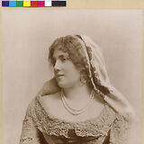 Rollenbildnis als Lola in P. Mascagnis Cavalleria rusticana