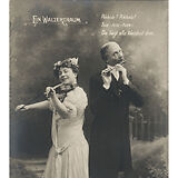 Arthur Guttmann gemeinsam mit seiner Frau Mizzi Zwerenz in der UA von Oscar Straus’ Operette Der Walzertraum (1907)