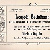 Visitenkarte von Leopold Breinbauer