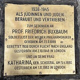 Stolperstein für Friedrich Buxbaum vor dem Wohnhaus Kolschitzkygasse 16 (Wien IV)