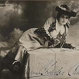 Rollenporträt als Carmen in G. Bizets gleichnamiger Oper. Theatermuseum Wien