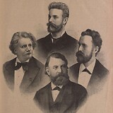 Joseph Joachim mit dem Joachim'schen Streichquartett, Musikalisches Wochenbl. 27.12.1884, 9
