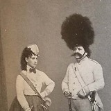 Karl Drexler gemeinsam mit seiner Frau Amalie Zeidler (H. Pemmer/N. Lackner, Der Wr. Prater einst und jetzt 1935, Tafel 19)