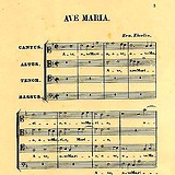 Johann Ernst Eberlin, Offertorium „Ave Maria“, hg. v. Sigismund Heller