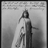 Rollenbildnis als Königin von Saba in der gleichnamigen Oper von K. Goldmark, September 1901
