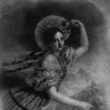 Fanny Elßler als ‚Schweizer Milchmädel‘. Zeichnung von A. Grickda, Hagenbund-Ausstellung Der Tanz (Wiener Bilder, 29.1.1933, 17)