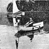 Der Sänger auf dem Wörthersee (Wiener Bilder, 9.8.1896, 9 [„Künstler-Ferien“])
