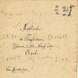 Titelblatt eines Messliedes für vier Singstimmen von Ernest Frauenberger