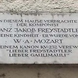 Gedenktafel in Salzburg, Goldgasse 14