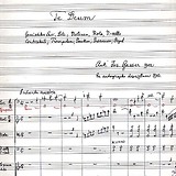 Abschrift des Te Deums von A. Kellner, Kremsmünster