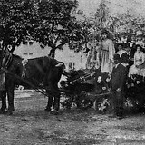 Festwagen des Mieser Gesangvereins anlässlich der Hundertjahrfeier (Wr. Bilder 4.8.1909, 6)