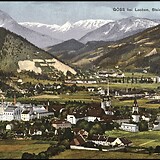 Goess bei Leoben, Ansichtskarte 1912.