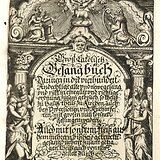 Titelseite des Groß Catolisch Gesangbüch von David Gregor Corner, 1625 (Augsburg, Staats- und Stadtbibliothek, Th.Lt.K.96)