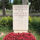 Ehrengrab von Ferdinand Großmann am Wiener Zentralfriedhof