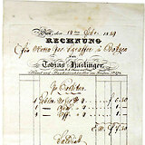 Rechnung vom 14.02.1889