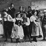 Gesellschaft Hirsch (Wiener Bilder 16.2.1896, 9 [„Das lustige Wien“])