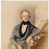 Eduard Joseph Hummel (Aquarell von Henry Hawkins [1838])