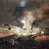 Brand des Treumanntheaters, 9. Juni 1863