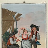 Johann von Lederwasch, Gouache aus der Knaffl-Handschrift, 1813