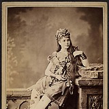 Mizzi Krall, Rollenporträt (Foto von Adèle K. u. K. Hof-Atelier, Wien)