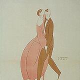 Werbeplakat für das Tanzinstitut Helene Schrödter-Krauss, 1921