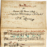 J. A. Ladurner, Ave Maria in As-Dur, autographer Klavierauszug (A-ST Mus.ms. 836)