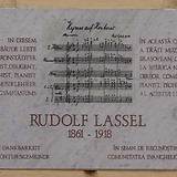 Gedenktafel am Wohnhaus in Kronstadt, Curtea J. Honterus 5.