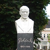 Franz-Lehár-Denkmal im Kurpark von Bad Ischl