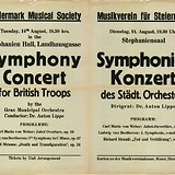 Plakat für Konzert am 14.8.1951 im Grazer Stephaniensaal