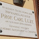 Gedenktafel am Geburtshaus (Ehemaliges Schulhaus, Altenmarkt an der Triesting 8)