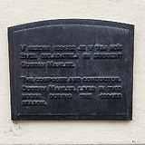 Gustav Mahler-Gedenktafel am Mestni trg 26.