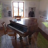 Komponierhäuschen in Seefeld, Gemeinde Steinbach am Attersee, Innenansicht