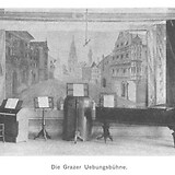 Übungsbühne in der Theaterschule, Graz, Bürgergasse 3 (Sport & Salon 8.11.1900, 13)